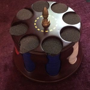 BOMBAY VEGAS POKER CHIP CADDY